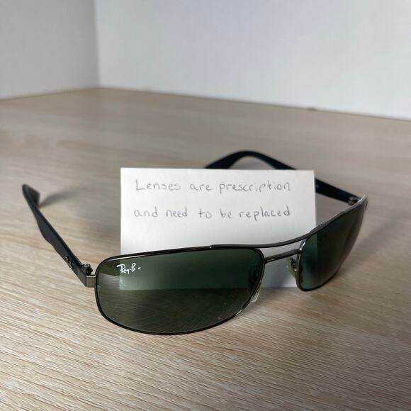 Ray-Ban RB3527 029/9A Sunglasses Gunmetal Black Frames Only 61-17 - Picture 1 of 9